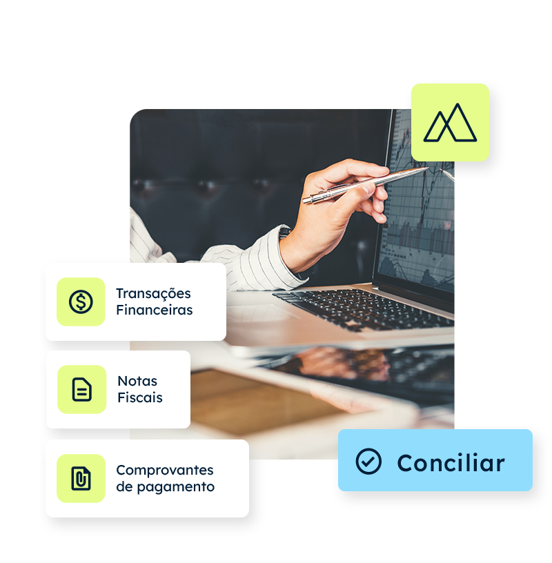 Painel financeiro de assessoria de investimentos na Kamino